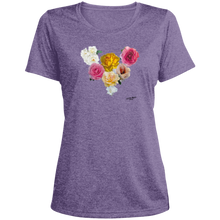 Load image into Gallery viewer, Bouquet of Roses to Hug YOU! Ladies&#39; Heather Scoop Neck  360
