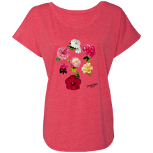 Load image into Gallery viewer, Attractive ROSE COLLECTION on Ladies&#39; Trblend Short Sleeve 6760
