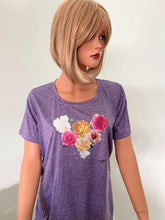 Load image into Gallery viewer, Bouquet of Roses to Hug YOU! Ladies&#39; Heather Scoop Neck  360
